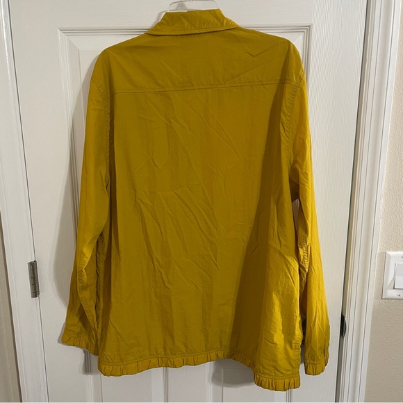 Publish Snap Front Phil Sunshine Windbreaker Jacket Yellow Gold Men's Size Large - Picture 3 of 8